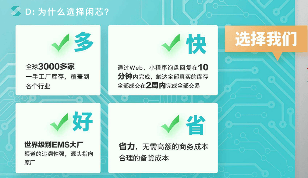 大数据匹配库存,闲置芯片交易平台真的比传统分销更高效?